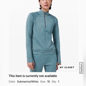 Lululemon half zip